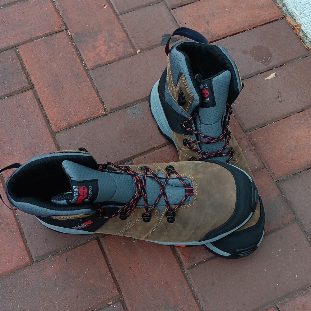 Timberland Pro Anti- fatigue boots.